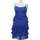Vêtements Femme Bouts de canapé / guéridons robe courte  36 - T1 - S Bleu Bleu