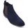 Chaussures Homme Boots Uomo Bottines en suédine marine Bleu