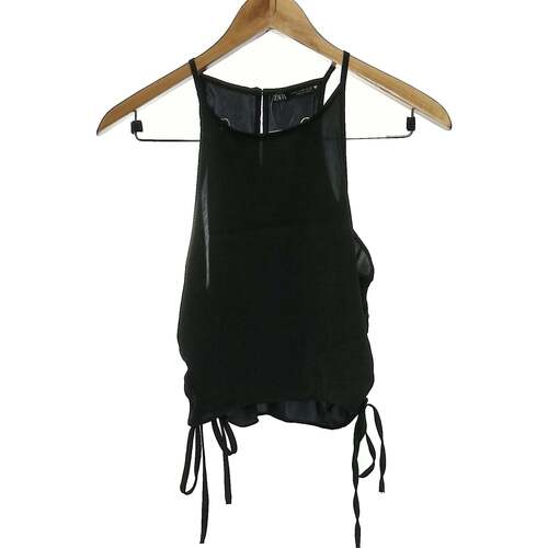 Vêtements Femme Newlife - Seconde Main Zara débardeur  34 - T0 - XS Noir Noir