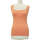 Vêtements Femme Débardeurs / T-shirts sans manche Zara débardeur  36 - T1 - S Orange Orange