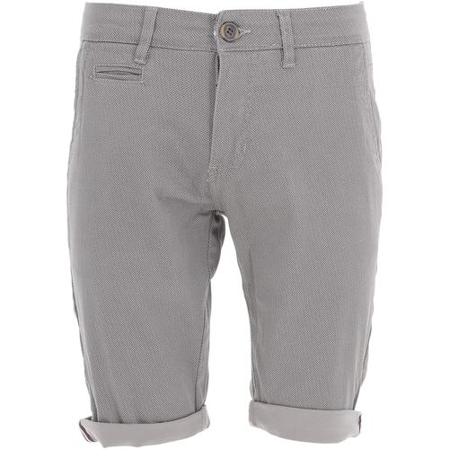Vêtements Homme Shorts / Bermudas Knot striped organic-cotton T-shirto Varen grey short Gris