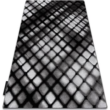 tapis rugsx  tapis intero reflex 3d treillis gris 160x220 cm 