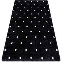 T-shirts & Polos Tapis Rugsx Tapis FLUFFY 2370 shaggy points - anthracite / bla 60x100 cm Gris