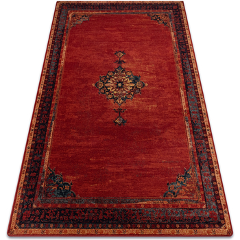 Mickey Mouse And Friends Tapis Rugsx Tapis en laine POLONIA SAMARKAND rubis 100x150 cm Rouge