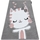Maison & Déco Tapis Rugsx Tapis PETIT KITTY chat, chaton gris 140x190 cm Gris