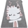 Maison & Déco Tapis Rugsx Tapis PETIT KITTY chat, chaton gris 160x220 cm Gris