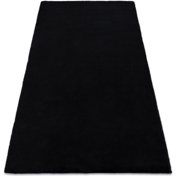 Sacs de voyage Tapis Rugsx Tapis BUNNY noir IMITATION DE FOURRURE DE 80x150 cm Noir