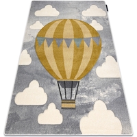 Maison & Déco Tapis Rugsx Tapis PETIT BALOON ballon, des nuages gris 80x150 cm Gris