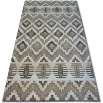 Hall In The Wall Tapis Rugsx Tapis ARGENT - W4809 Losanges Beige 133x190 cm Beige