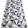 Maison & Déco Tapis Rugsx Tapis ARGENT - W6096 Triangles gris et 133x190 cm Gris