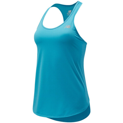 Vêtements Femme Débardeurs / T-shirts sans manche New Balance WT73130-PLR Bleu