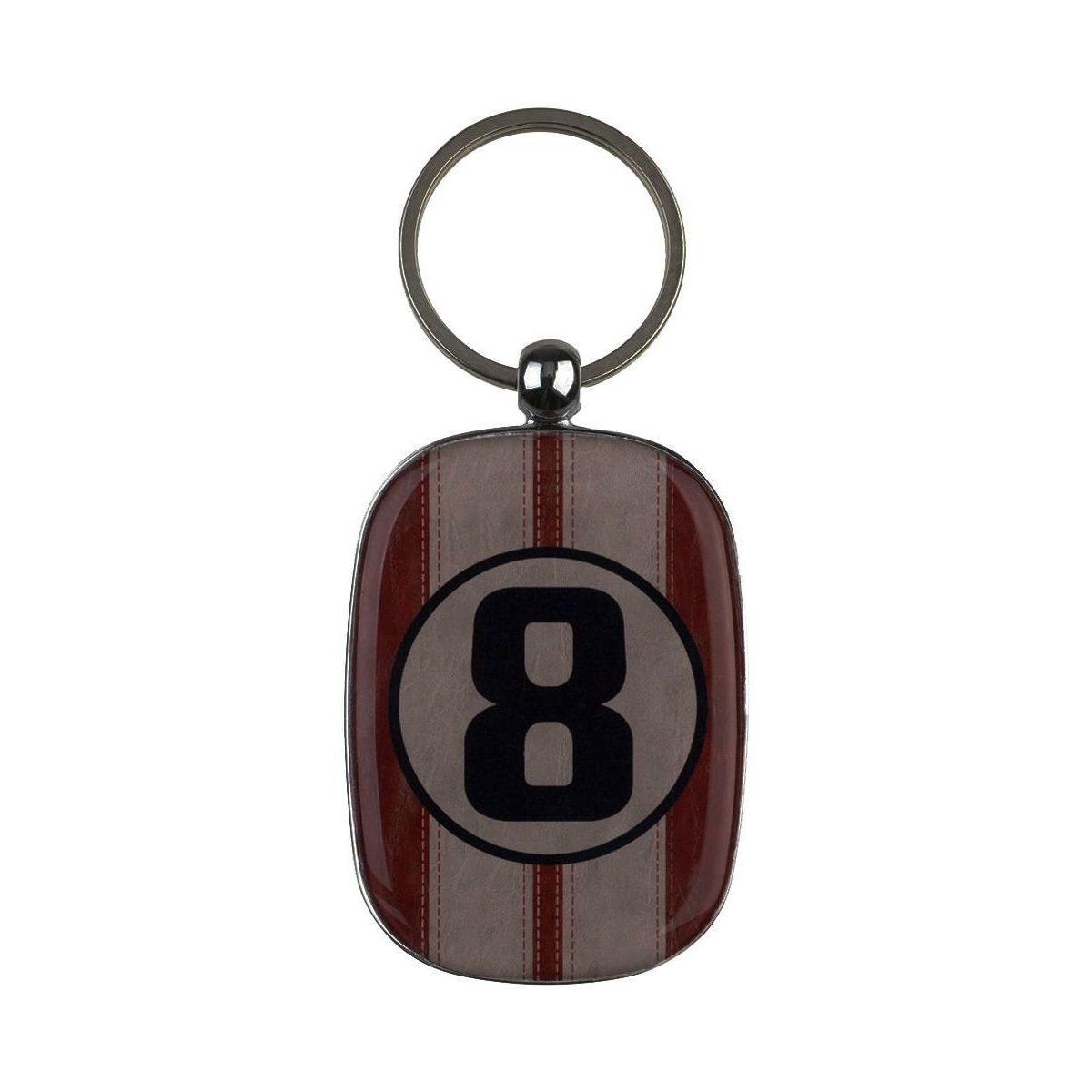 Accessoires textile Porte-clés La Chaise Longue Porte clefs Numéro 8 Rouge