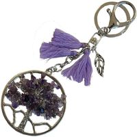 Accessoires textile Porte-clés Cadoons Porte clefs ou Bijou de sac Arbre de vie - Violet Violet