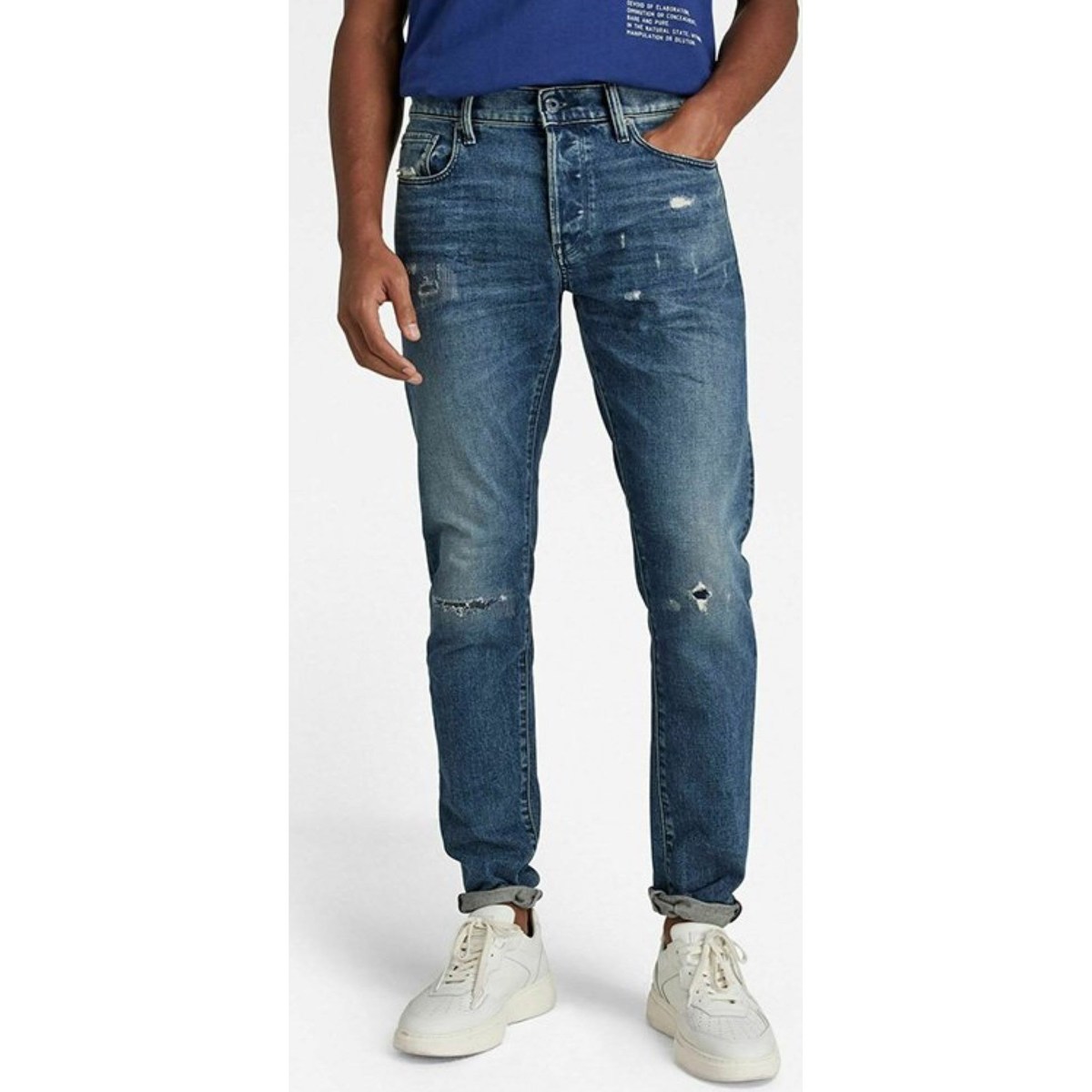Vêtements Homme Thom Browne mid-length shirt dress 51001-C052D Bleu