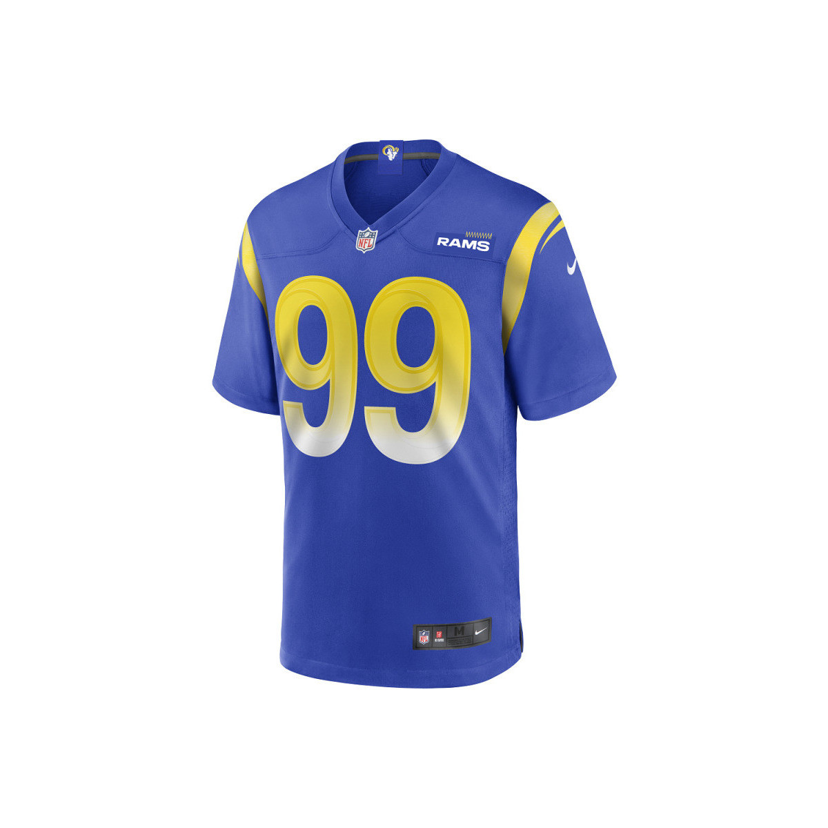 Vêtements T-shirts manches courtes Nike Maillot NFL Aaron Donald Los A Multicolore