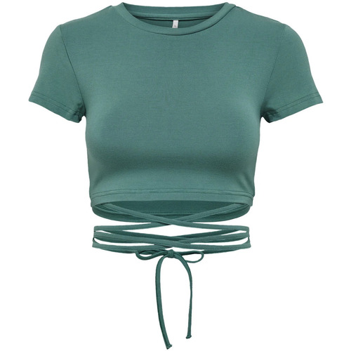 Vêtements Femme T-shirts manches courtes Only 129690VTPE22 Vert