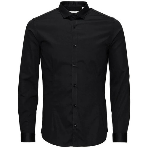 Vêtements Homme Chemises manches longues Premium By Vêtements homme à moins de 70 50360VTPER27 Noir