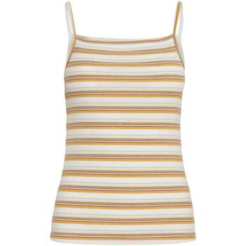 Vêtements Femme striped short-sleeved knitted shirt Blend Of America 89254VTPE20 Blanc