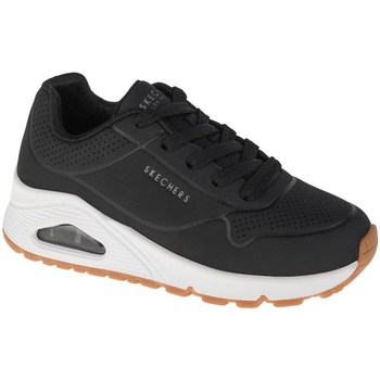 Chaussures Enfant Baskets basses Skechers Uno Stand ON Air Noir