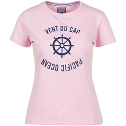 Vêtements Femme T-shirts manches courtes Vent Du Cap T-shirt manches courtes femme ACHERYL Rose