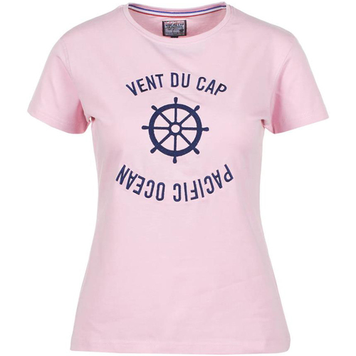 Vêtements Femme T-shirts manches courtes Vent Du Cap Trunks T-shirt manches courtes femme ACHERYL Rose