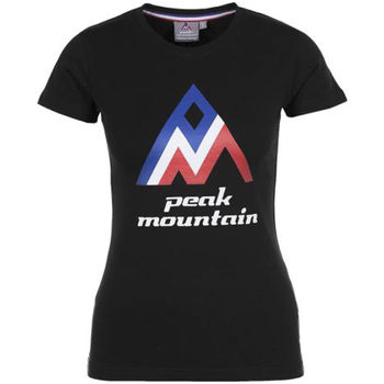 Vêtements Femme Pulls & Gilets Peak Mountain T-shirt manches courtes femme ACIMES Noir