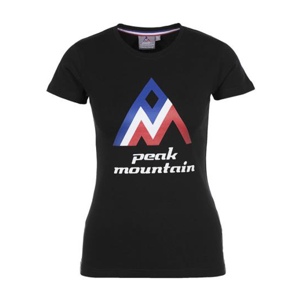 Vêtements Femme T-shirts manches courtes Peak Mountain T-shirt manches courtes femme ACIMES Noir