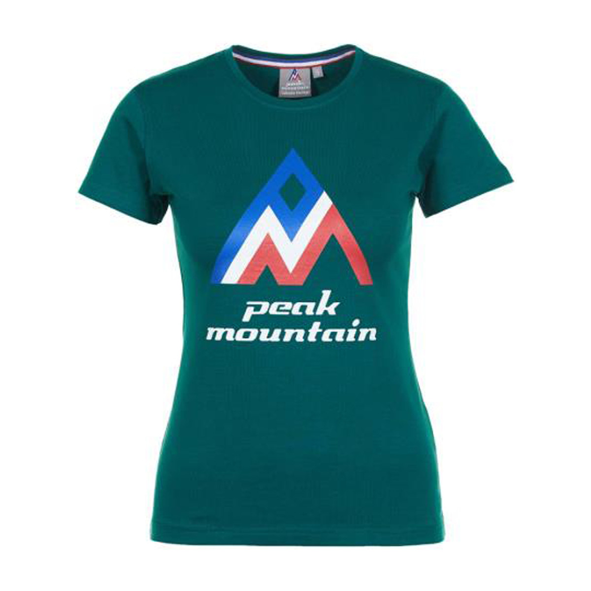 Vêtements Femme T-shirts manches courtes Peak Mountain T-shirt manches courtes femme ACIMES Vert