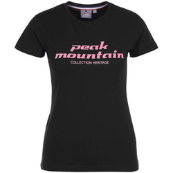 Vêtements Femme T-shirts BLEND manches courtes Peak Mountain T-shirt manches courtes femme ACOSMO Noir