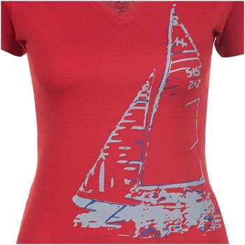 Vent Du Cap T-shirt manches courtes femme ADRIO Rouge