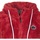 Vêtements Femme Polaires Peak Mountain Blouson polaire à capuche femme ALANZO Rouge