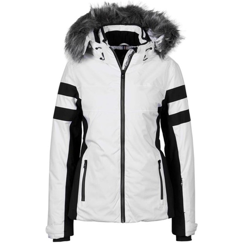 Peak Mountain Blouson de ski femme ANCELLE Blanc - Vêtements Blousons Femme  140,72 €
