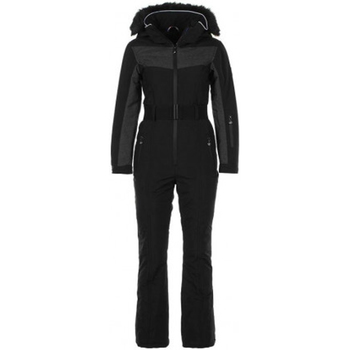Vêtements Femme Monster Printed Crew Neck Sweatshirt Cotton Peak Mountain Combinaison de ski femme ARCFLO Noir