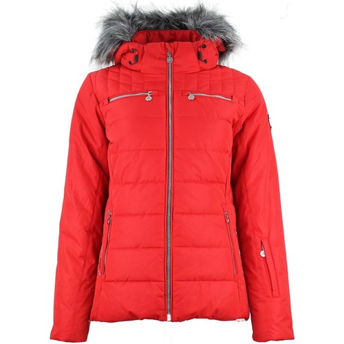 Peak Mountain Doudoune de ski femme ASALPO Rouge - Vêtements Doudounes Femme  159,90 €