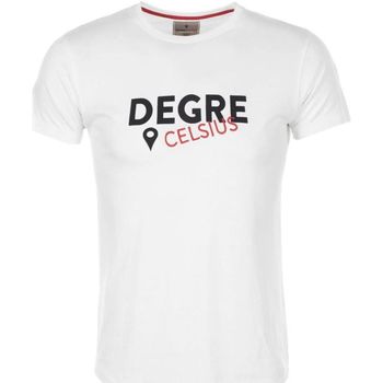 Vêtements Homme T-shirts manches courtes Degré Celsius T-shirt manches courtes homme CALOGO Blanc