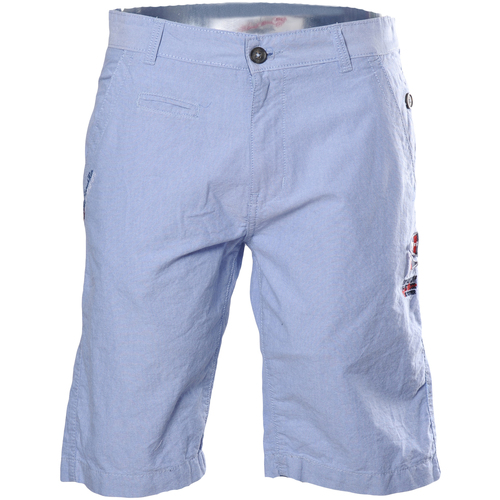 Vêtements Homme Shorts / Bermudas T-shirt Bianco Mts0682-wh11 Bermuda homme CEBRUN Bleu