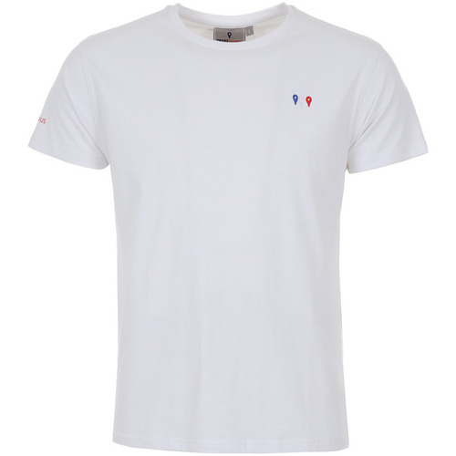 Vêtements Homme Sandales et Nu-pieds Degré Celsius T-shirt manches courtes homme CERGIO Blanc