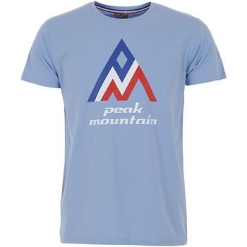Peak Mountain T-shirt manches courtes homme CIMES Bleu