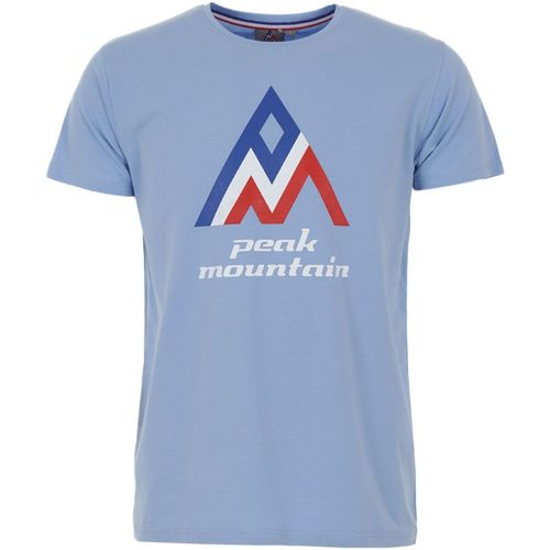 Vêtements Homme Besaces / Sacs bandoulière Peak Mountain T-shirt manches courtes homme CIMES Bleu