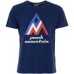 Vêtements Homme T-shirts BLEND manches courtes Peak Mountain T-shirt manches courtes homme CIMES Marine