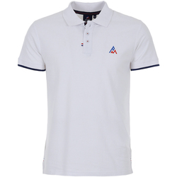 Charcoal cotton Adrian cream polo shirt from