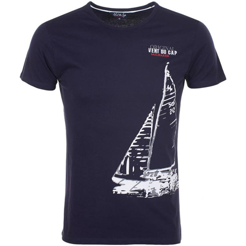 Vêtements Garçon T-shirts manches courtes T-shirt Bianco Mts0682-wh11 T-shirt manches courtes garçon ECADRIO Marine