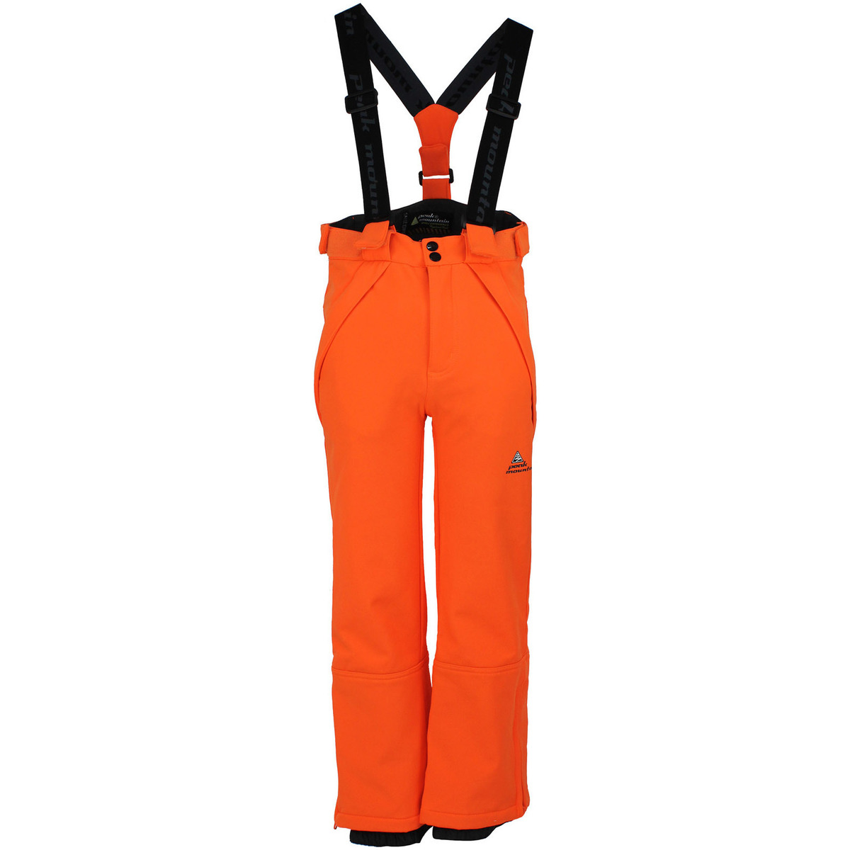 Vêtements Garçon Pantalons Peak Mountain Pantalon de ski softshell garçon ECASHELL Orange
