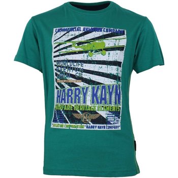 Vêtements Garçon T-shirts manches courtes Harry Kayn T-shirt manches courtesgarçon ECEBANUP VERT
