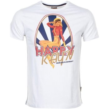 Vêtements Garçon T-shirts manches courtes Harry Kayn T-shirt manches courtes garçon ECELINUP Blanc
