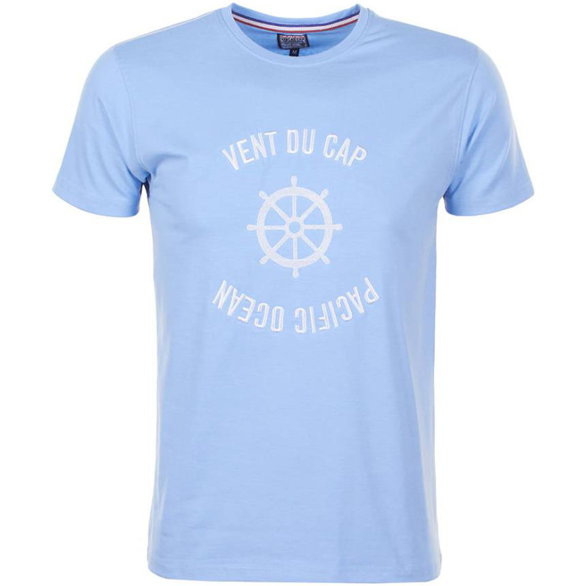 Vêtements Garçon T-shirts manches courtes Vent Du Cap T-shirt burgundy manches courtes garçon ECHERYL Bleu