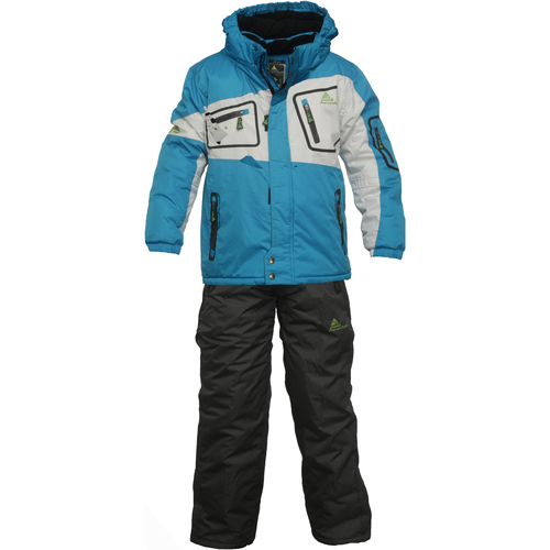 Vêtements Garçon Pantalons Peak Mountain Ensemble de ski garçon ECISOLA Bleu