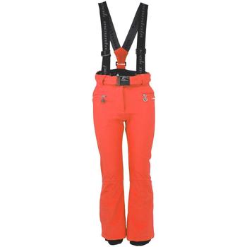 Vêtements Fille Pantalons Peak Mountain Pantalon de ski softshell fille FAFUZZA Orange