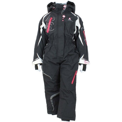 Vêtements Fille Combinaisons / Salopettes Peak Mountain Combinaison de ski fille FELDI Noir