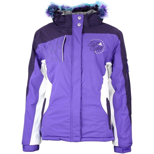 Peak Mountain Blouson de ski fille GALAZA Violet - Vêtements Blousons  Enfant 65,00 €